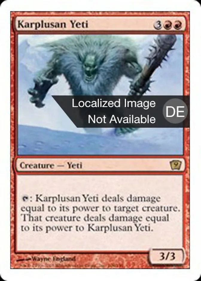Karplusanischer Yeti kaufen - Ninth Edition bei TcG Love