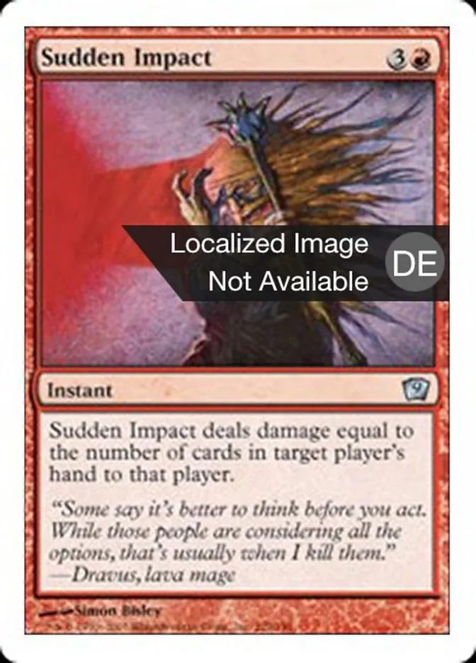 Plötzlicher Aufprall kaufen - Ninth Edition bei TcG Love