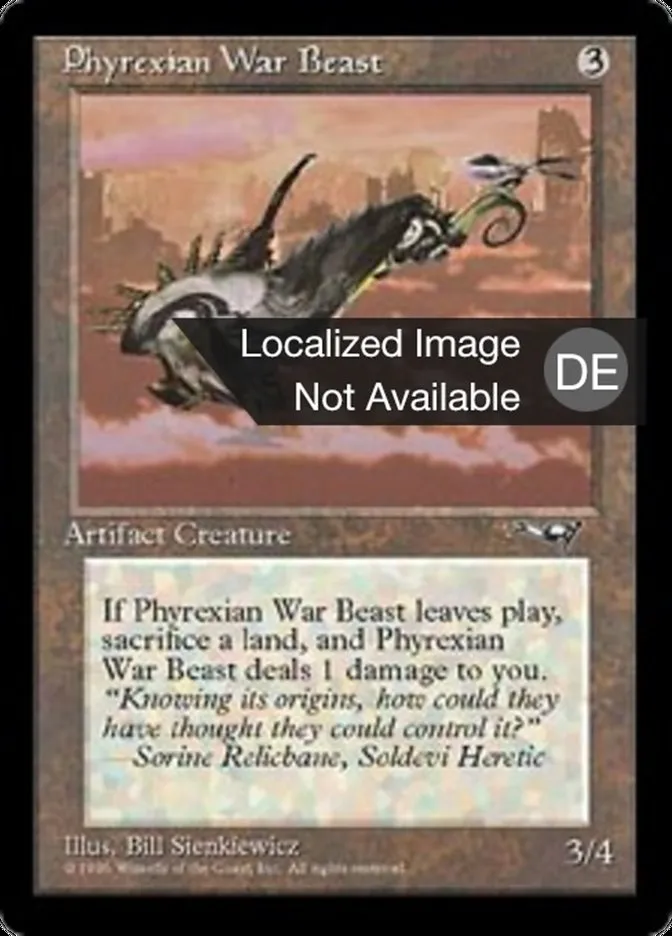 Phyrexianische Kriegsbestie kaufen - Alliances bei TcG Love