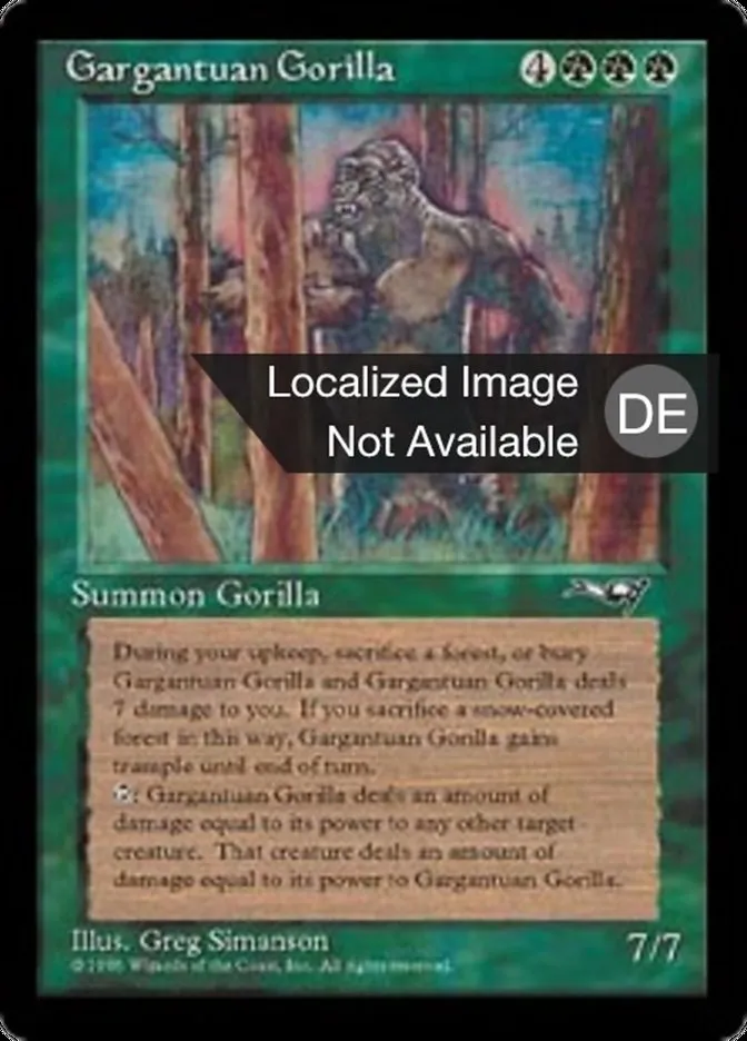 Gargantua-Gorilla kaufen - Alliances bei TcG Love