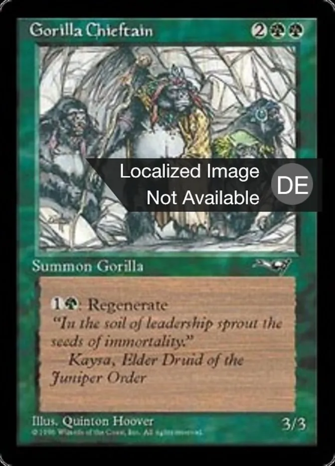 Gorillahäuptling kaufen - Alliances bei TcG Love