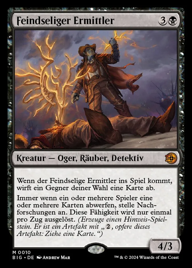 Feindseliger Ermittler kaufen - The Big Score bei TcG Love