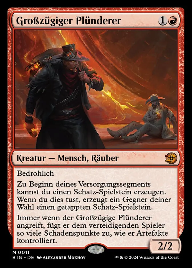 Großzügiger Plünderer kaufen - The Big Score bei TcG Love