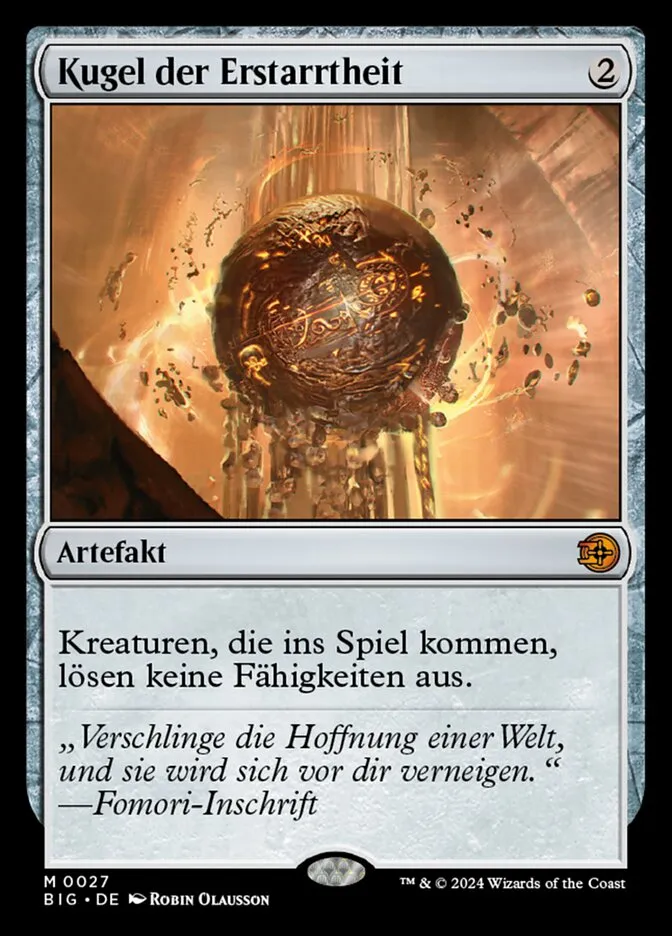 Kugel der Erstarrtheit kaufen - The Big Score bei TcG Love
