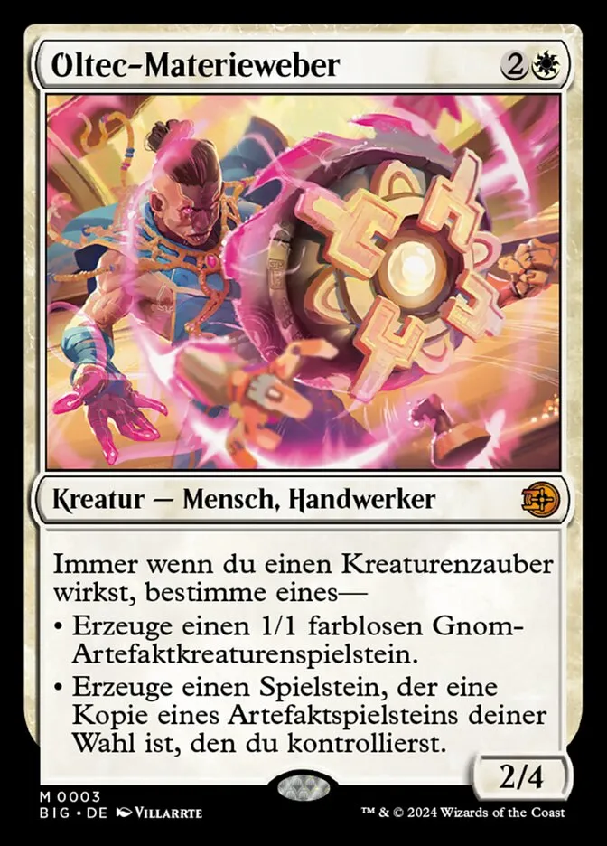Oltec-Materieweber kaufen - The Big Score bei TcG Love
