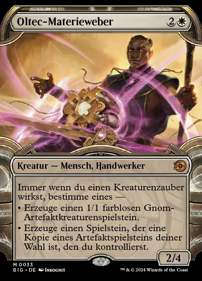 Oltec-Materieweber kaufen - The Big Score bei TcG Love