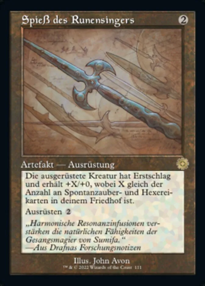 Spieß des Runensingers kaufen - The Brothers' War Retro Artifacts bei TcG Love