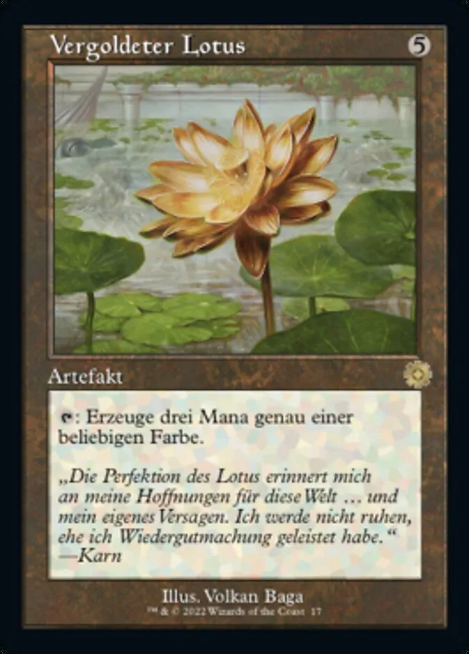 Vergoldeter Lotus kaufen - The Brothers' War Retro Artifacts bei TcG Love