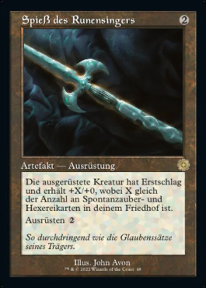 Spieß des Runensingers kaufen - The Brothers' War Retro Artifacts bei TcG Love