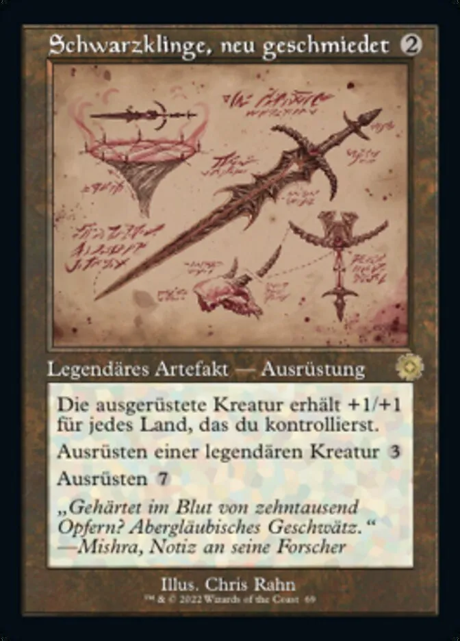 Schwarzklinge, neu geschmiedet kaufen - The Brothers' War Retro Artifacts bei TcG Love