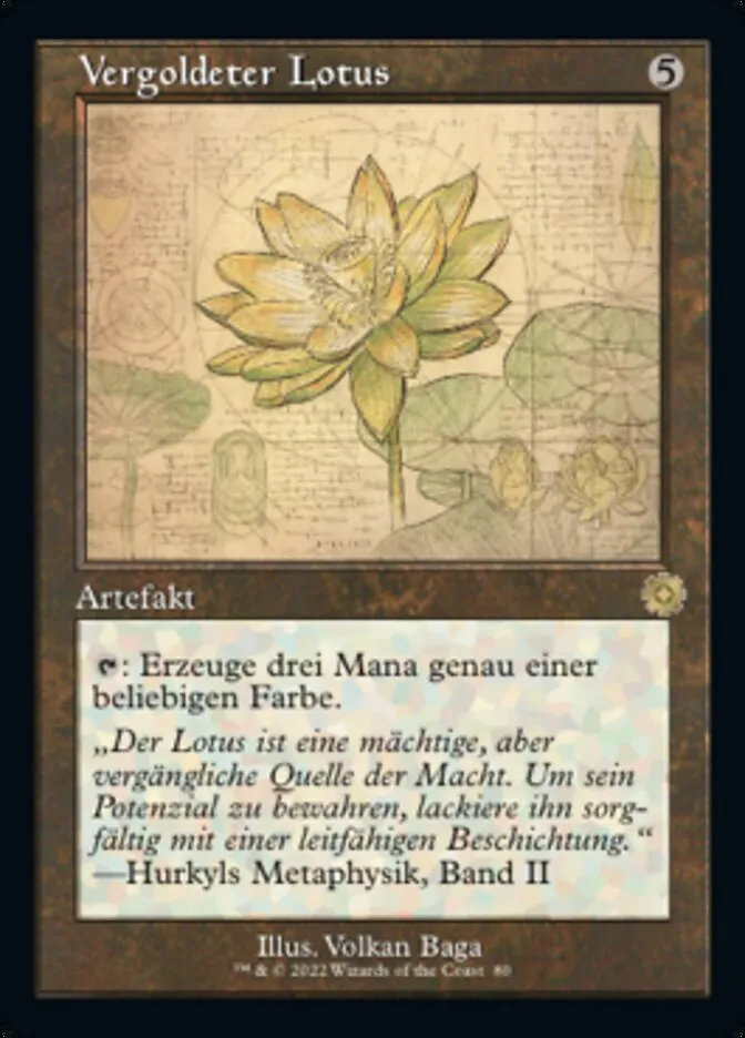 Vergoldeter Lotus kaufen - The Brothers' War Retro Artifacts bei TcG Love
