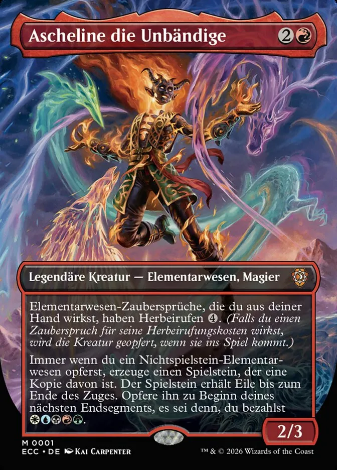 Ascheline die Unbändige kaufen - Lorwyn Eclipsed Commander bei TcG Love