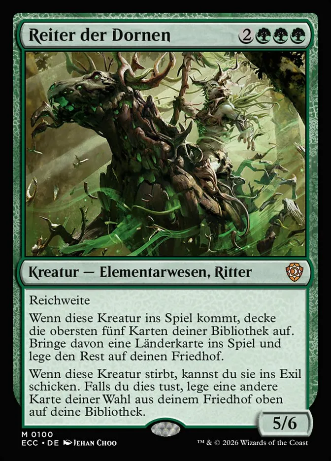 Reiter der Dornen kaufen - Lorwyn Eclipsed Commander bei TcG Love