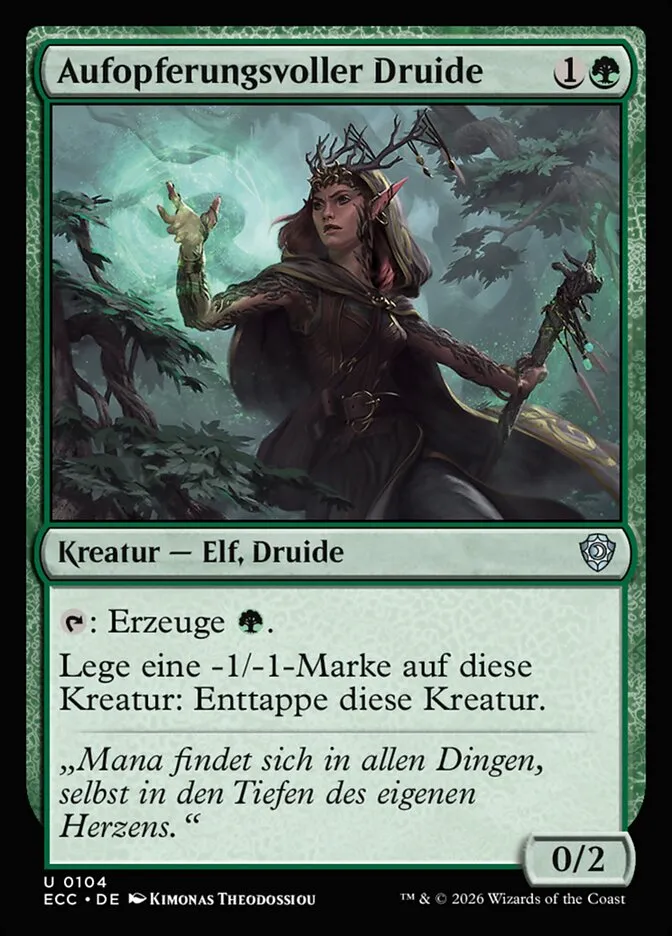 Aufopferungsvoller Druide kaufen - Lorwyn Eclipsed Commander bei TcG Love