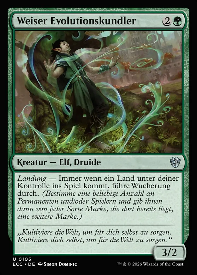 Weiser Evolutionskundler kaufen - Lorwyn Eclipsed Commander bei TcG Love