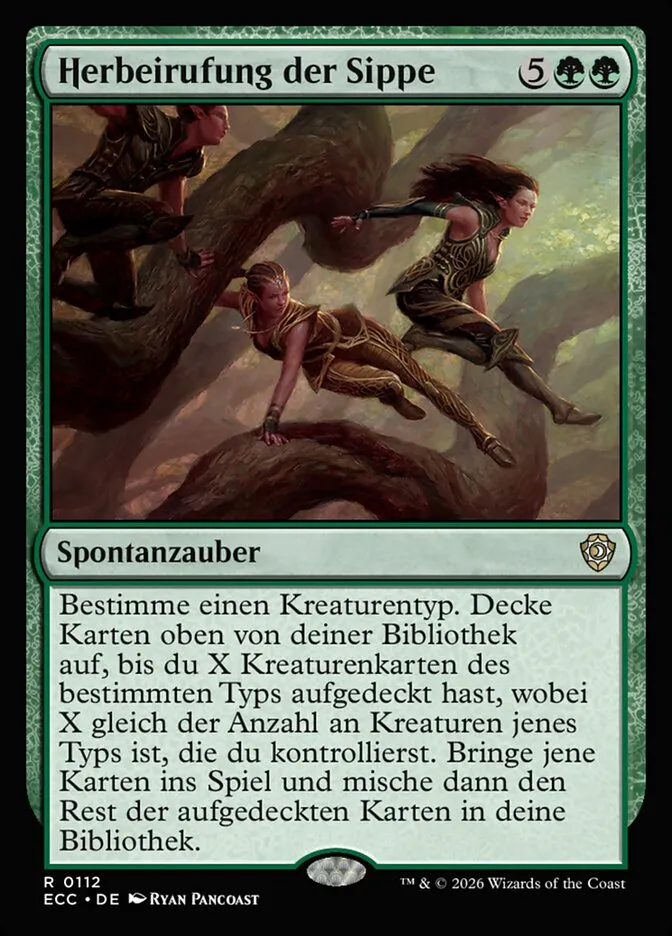 Herbeirufung der Sippe kaufen - Lorwyn Eclipsed Commander bei TcG Love