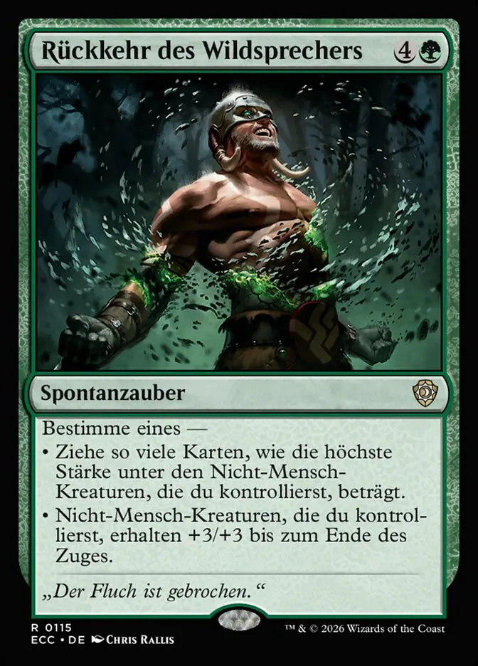 Rückkehr des Wildsprechers kaufen - Lorwyn Eclipsed Commander bei TcG Love