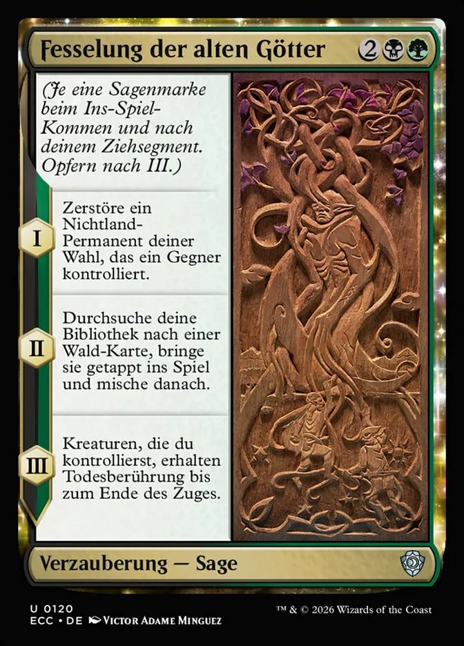 Fesselung der alten Götter kaufen - Lorwyn Eclipsed Commander bei TcG Love
