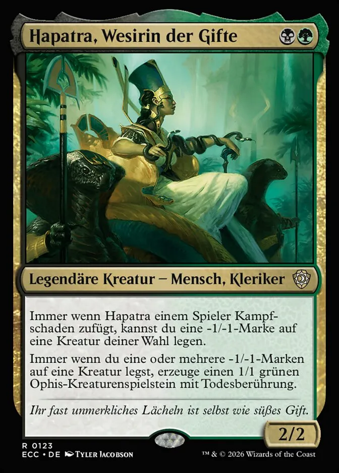Hapatra, Wesirin der Gifte kaufen - Lorwyn Eclipsed Commander bei TcG Love