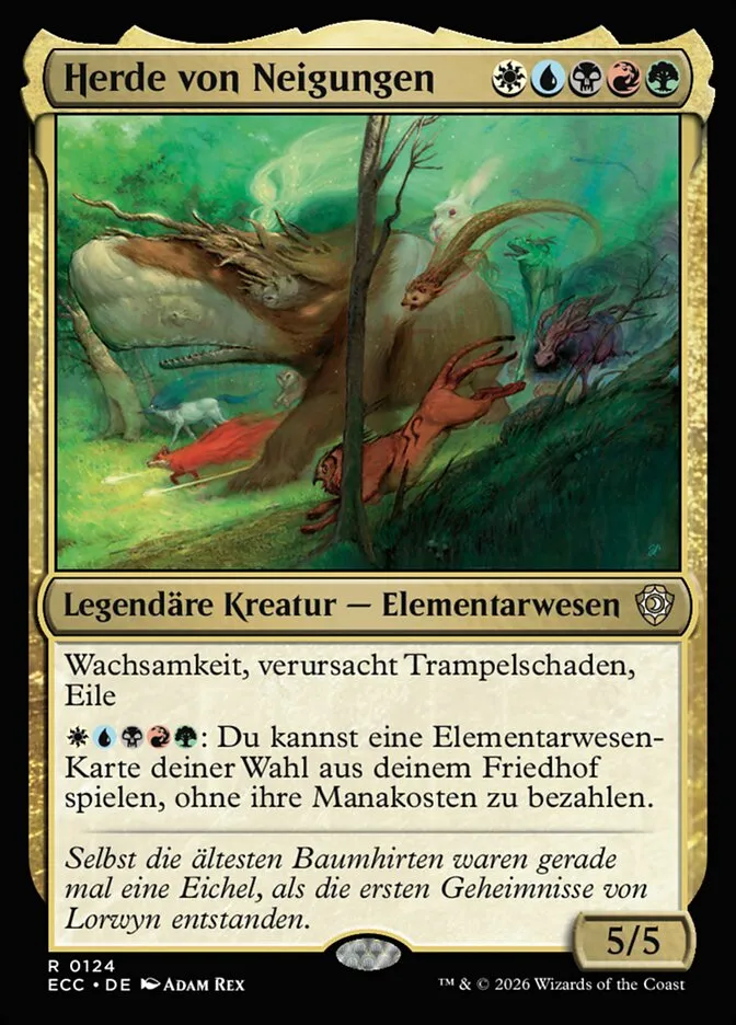 Herde von Neigungen kaufen - Lorwyn Eclipsed Commander bei TcG Love