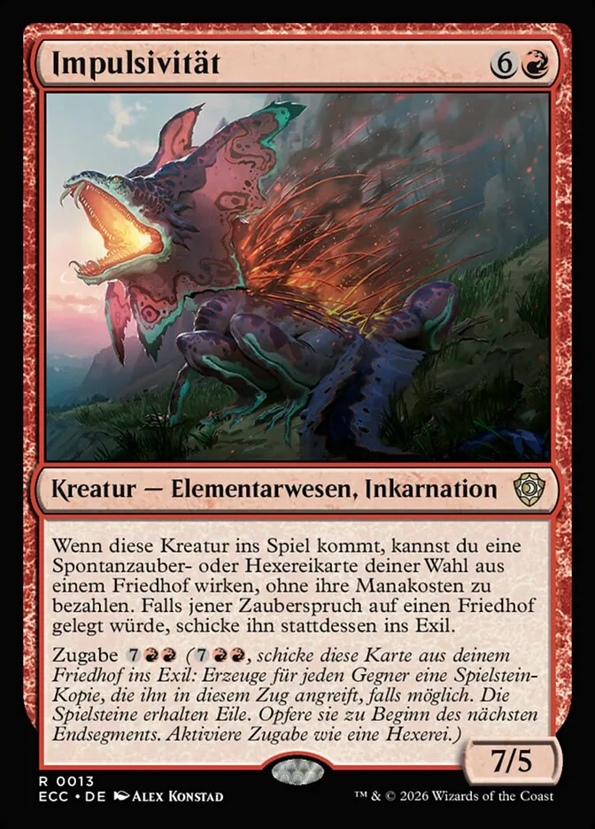 Impulsivität kaufen - Lorwyn Eclipsed Commander bei TcG Love