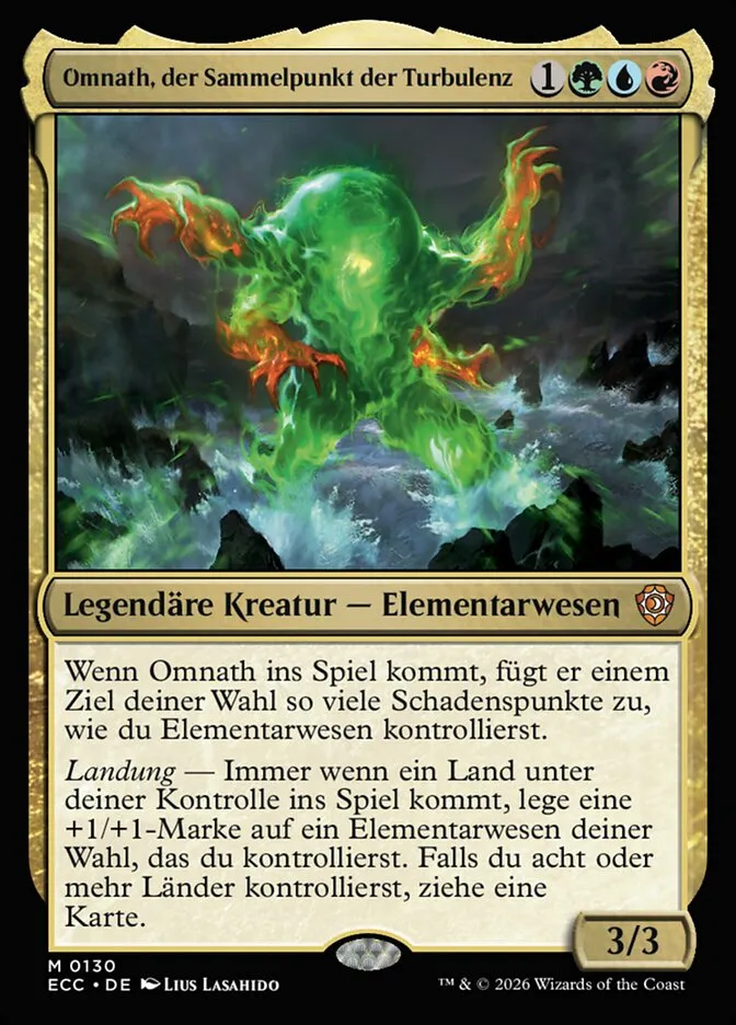 Omnath, der Sammelpunkt der Turbulenz kaufen - Lorwyn Eclipsed Commander bei TcG Love