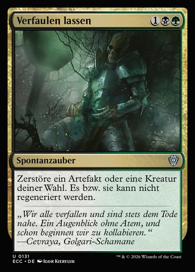 Verfaulen lassen kaufen - Lorwyn Eclipsed Commander bei TcG Love