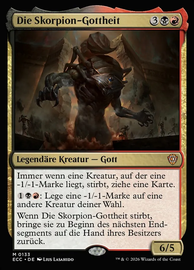 Die Skorpion-Gottheit kaufen - Lorwyn Eclipsed Commander bei TcG Love