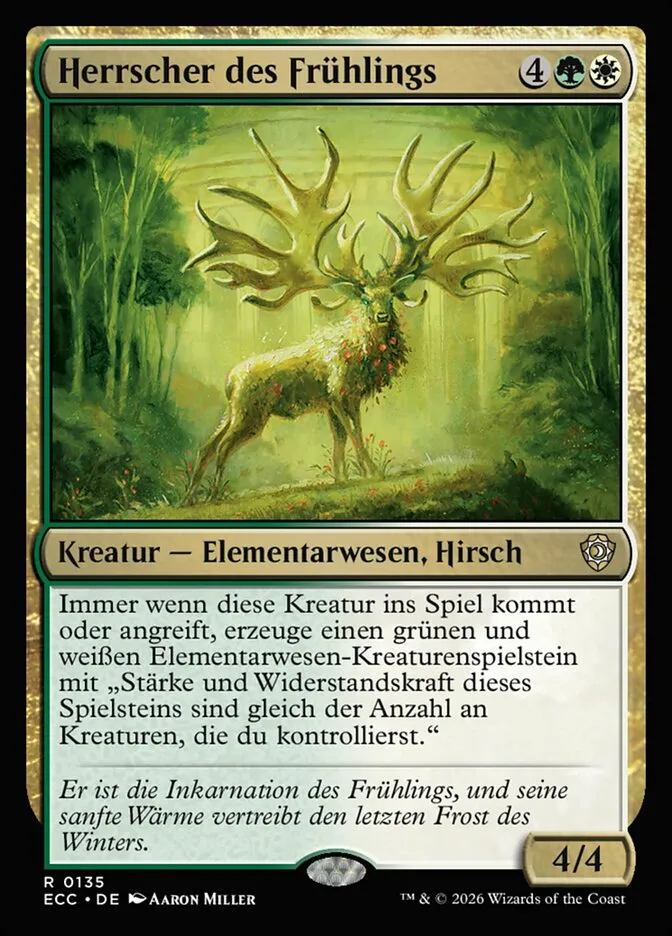 Herrscher des Frühlings kaufen - Lorwyn Eclipsed Commander bei TcG Love