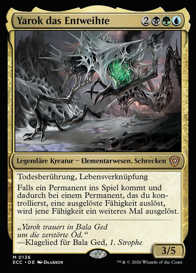 Yarok das Entweihte kaufen - Lorwyn Eclipsed Commander bei TcG Love