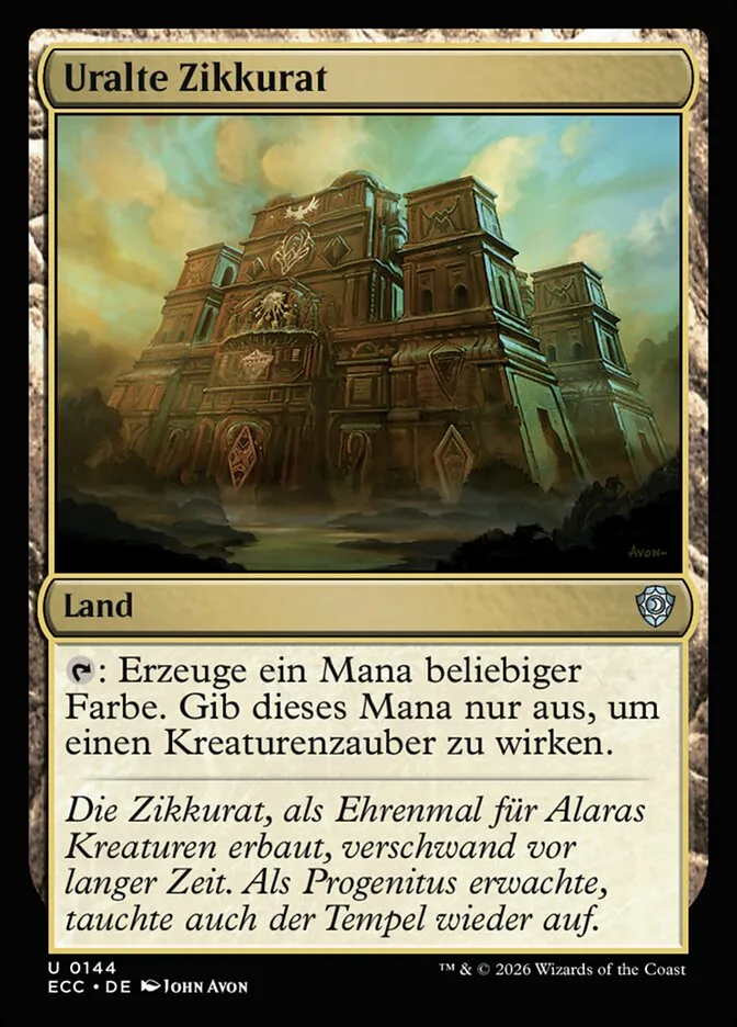 Uralte Zikkurat kaufen - Lorwyn Eclipsed Commander bei TcG Love