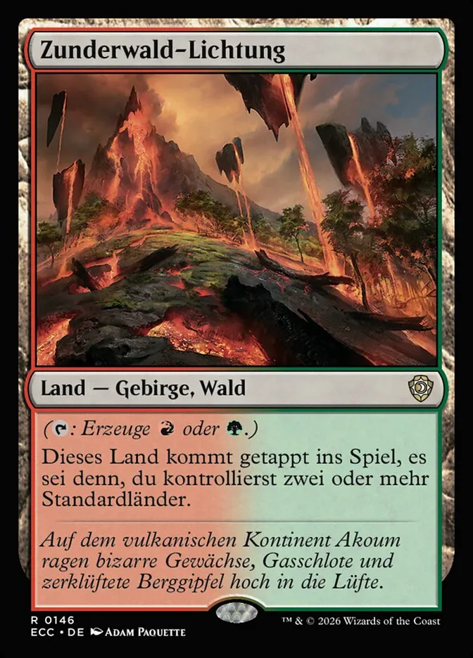 Zunderwald-Lichtung kaufen - Lorwyn Eclipsed Commander bei TcG Love