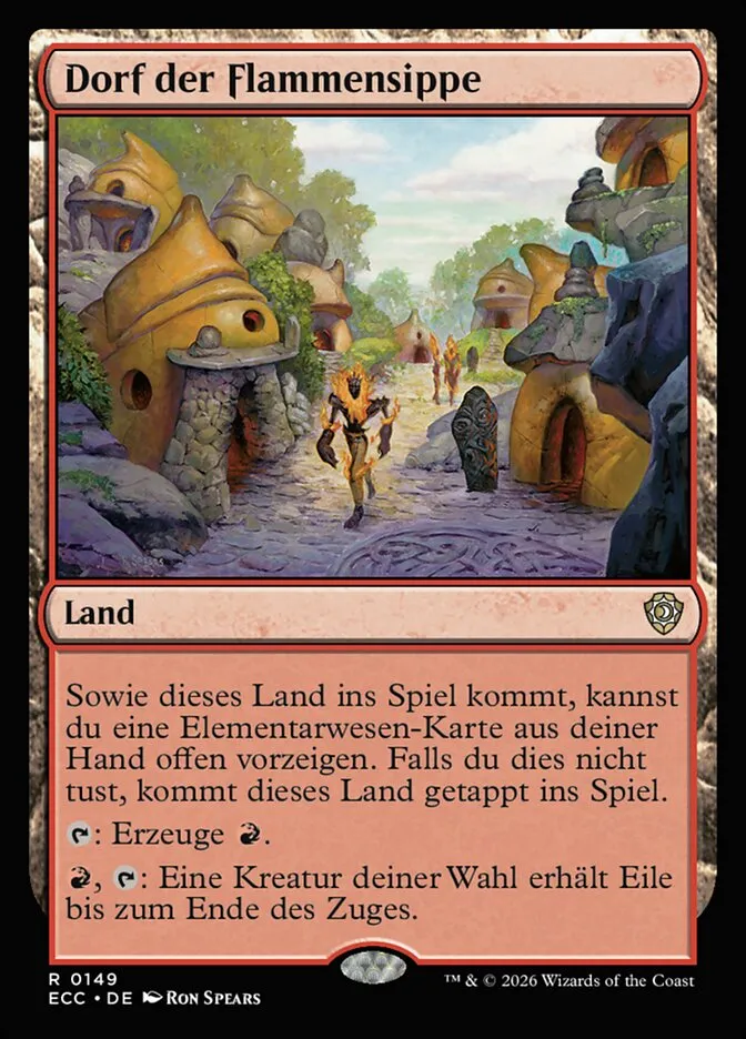 Dorf der Flammensippe kaufen - Lorwyn Eclipsed Commander bei TcG Love