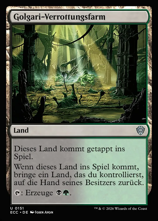 Golgari-Verrottungsfarm kaufen - Lorwyn Eclipsed Commander bei TcG Love