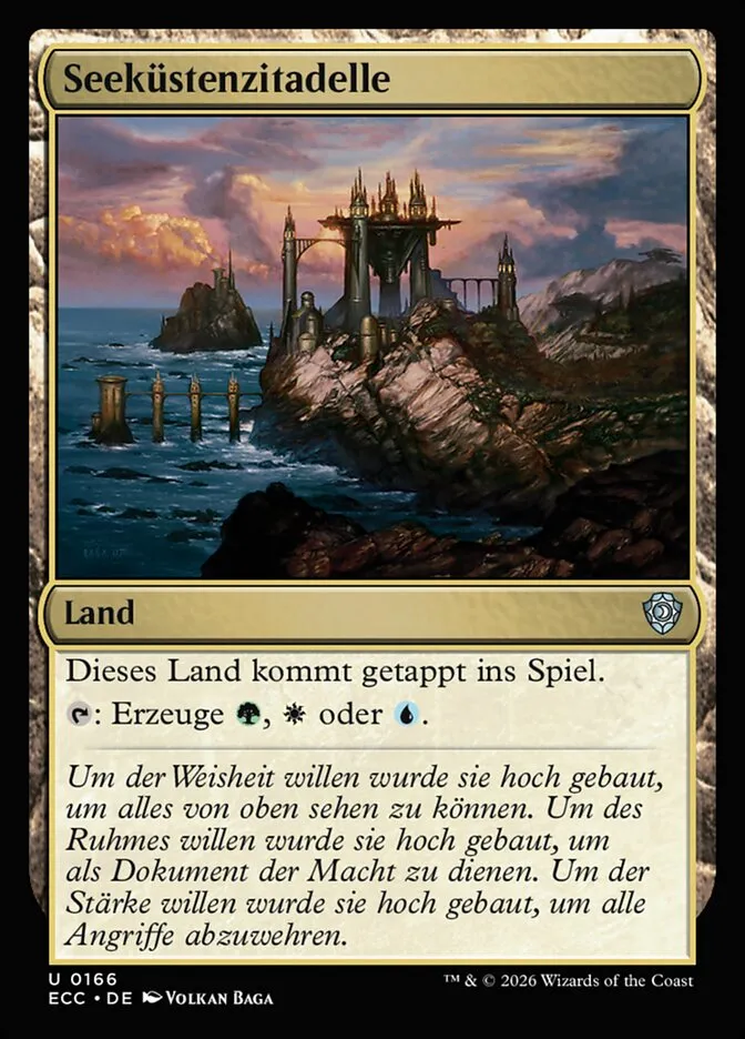 Seeküstenzitadelle kaufen - Lorwyn Eclipsed Commander bei TcG Love