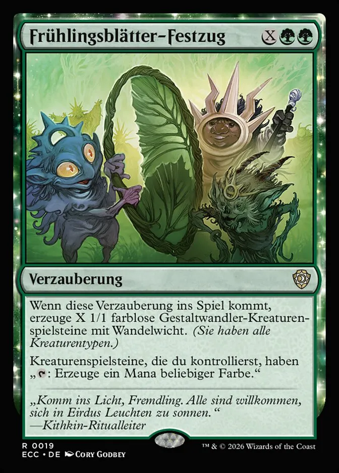 Frühlingsblätter-Festzug kaufen - Lorwyn Eclipsed Commander bei TcG Love