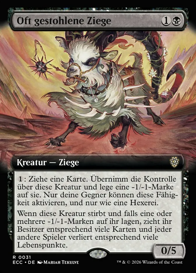 Oft gestohlene Ziege kaufen - Lorwyn Eclipsed Commander bei TcG Love