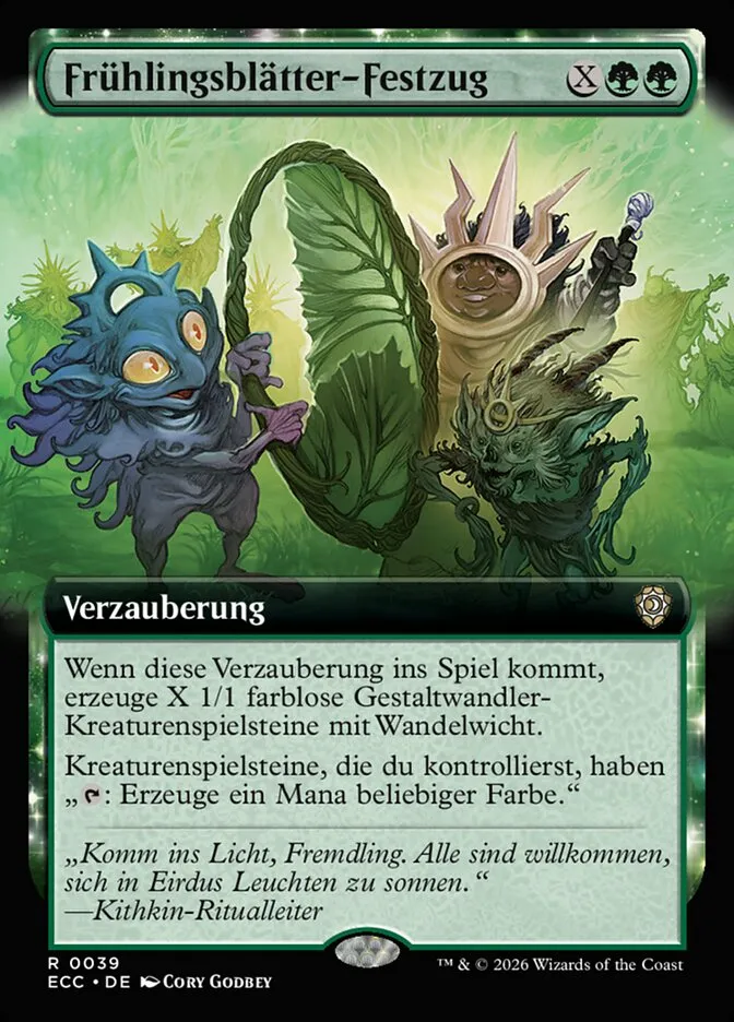 Frühlingsblätter-Festzug kaufen - Lorwyn Eclipsed Commander bei TcG Love