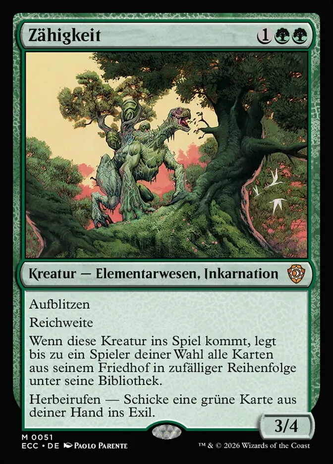 Zähigkeit kaufen - Lorwyn Eclipsed Commander bei TcG Love