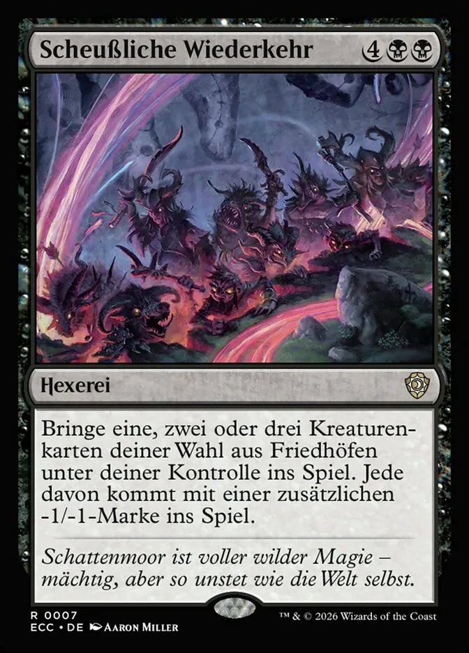 Scheußliche Wiederkehr kaufen - Lorwyn Eclipsed Commander bei TcG Love