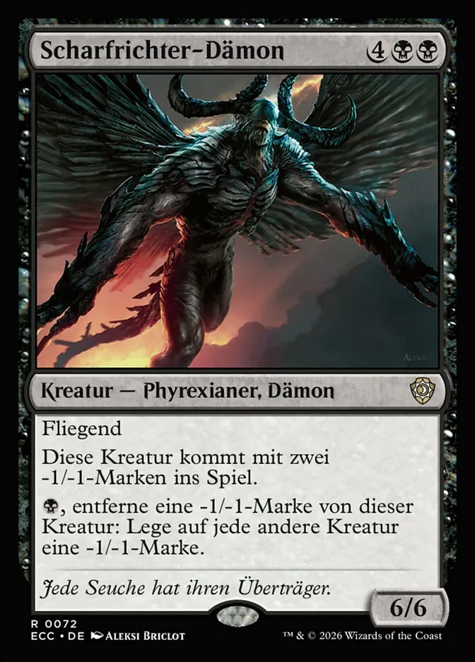 Scharfrichter-Dämon kaufen - Lorwyn Eclipsed Commander bei TcG Love