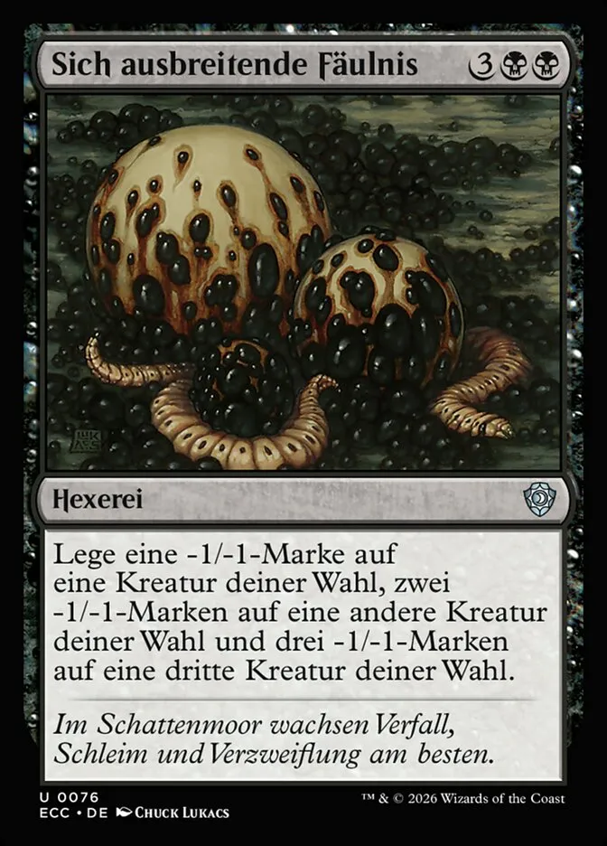 Sich ausbreitende Fäulnis kaufen - Lorwyn Eclipsed Commander bei TcG Love