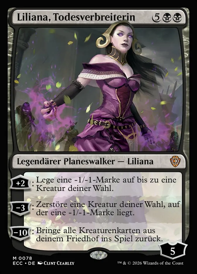 Liliana, Todesverbreiterin kaufen - Lorwyn Eclipsed Commander bei TcG Love