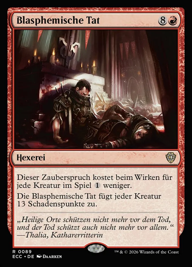 Blasphemische Tat kaufen - Lorwyn Eclipsed Commander bei TcG Love