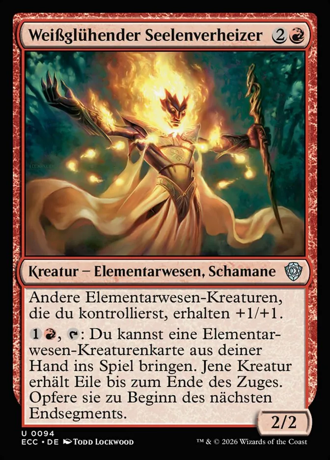 Weißglühender Seelenverheizer kaufen - Lorwyn Eclipsed Commander bei TcG Love