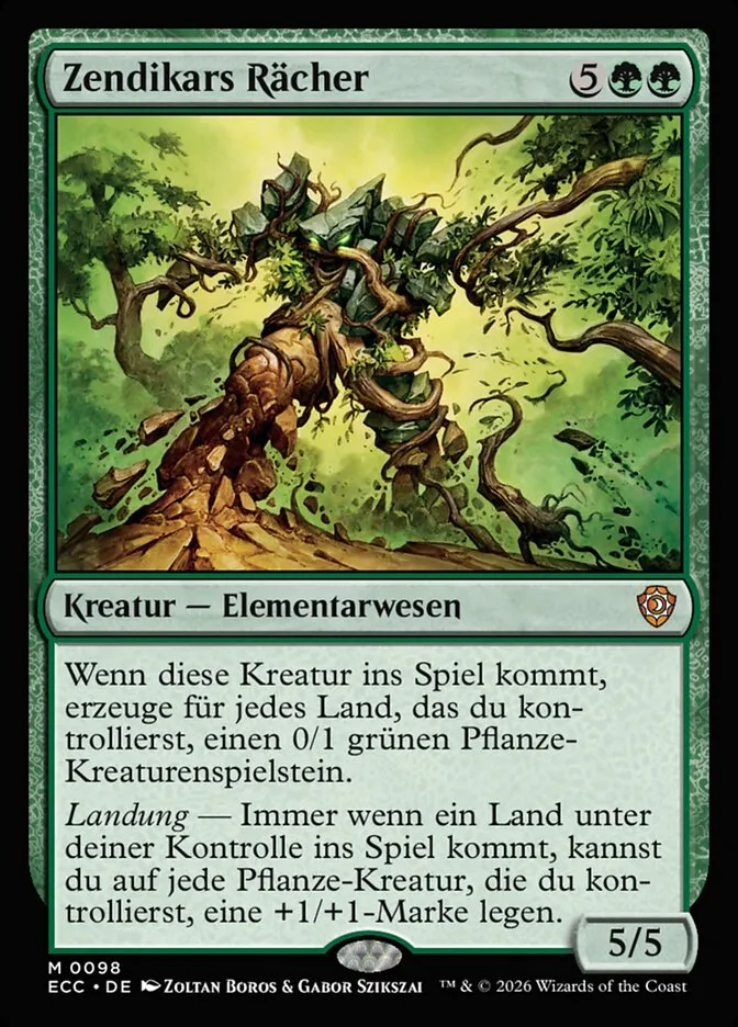 Zendikars Rächer kaufen - Lorwyn Eclipsed Commander bei TcG Love