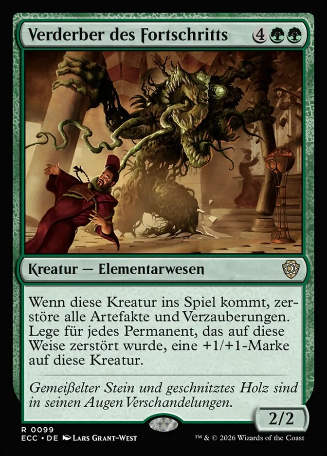 Verderber des Fortschritts kaufen - Lorwyn Eclipsed Commander bei TcG Love