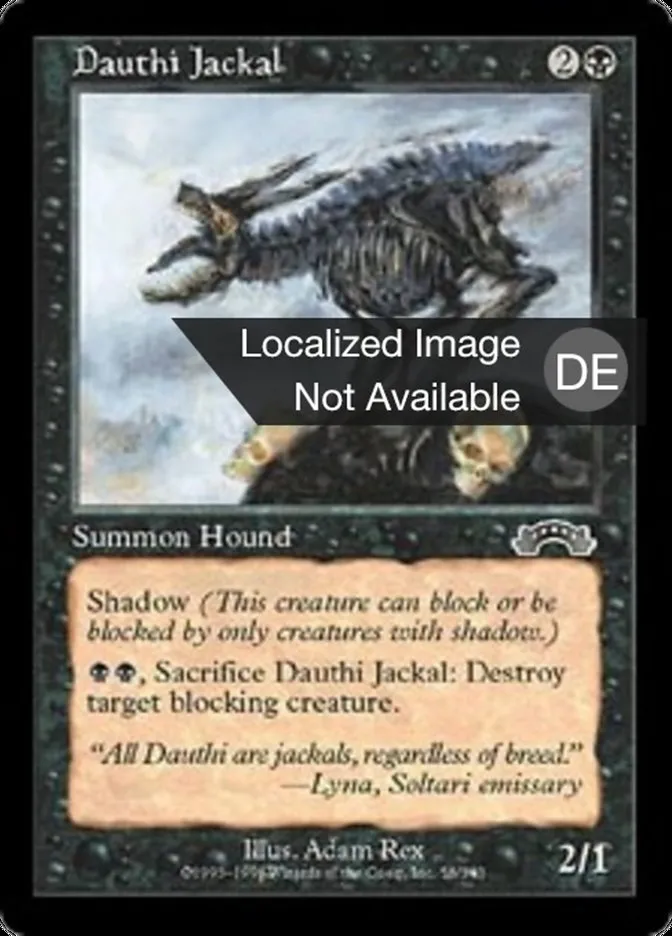 Dauthischakal kaufen - Exodus bei TcG Love
