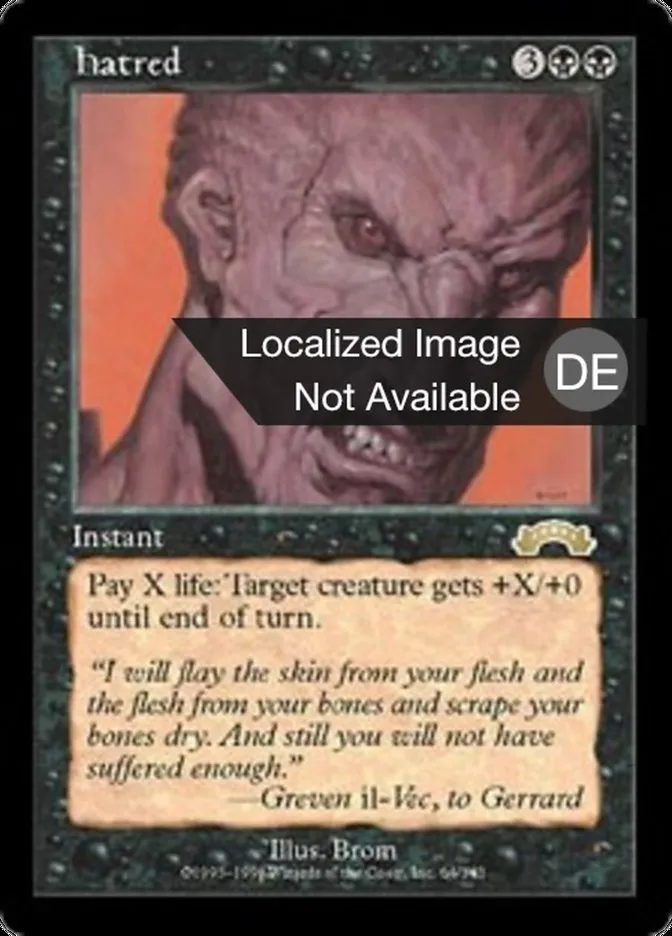 Haß kaufen - Exodus bei TcG Love