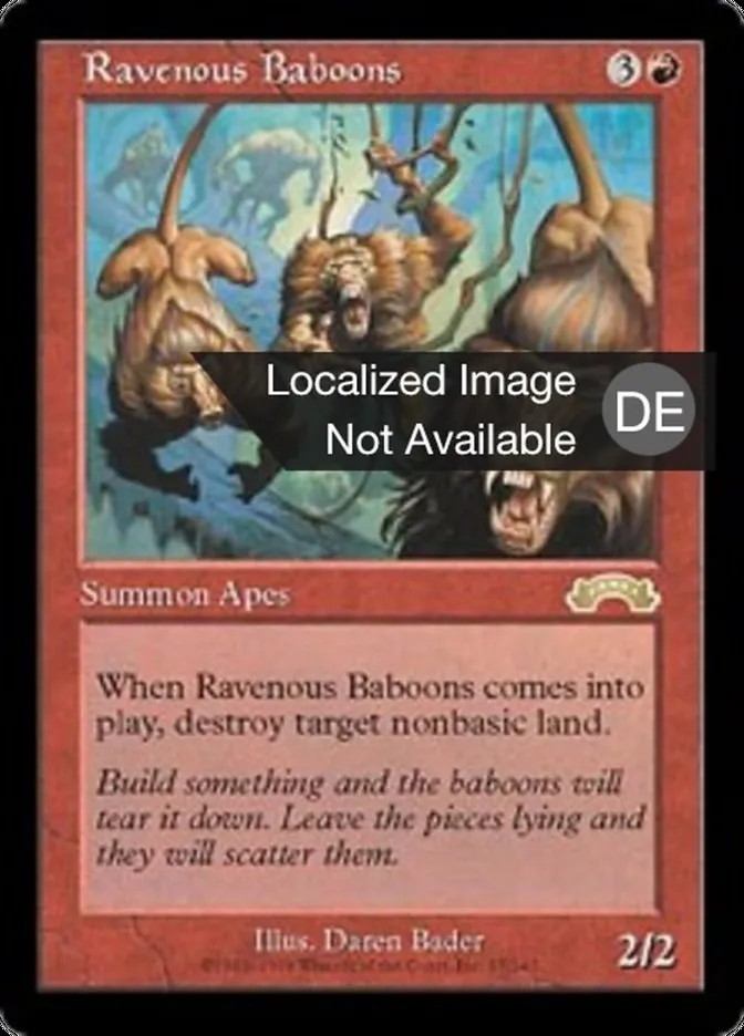 Zerstörerische Paviane kaufen - Exodus bei TcG Love